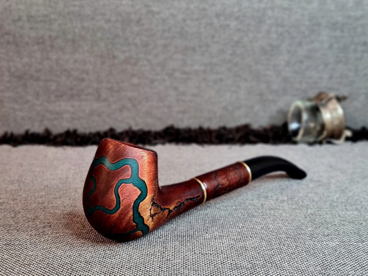Smoking Pipe Wood Tobacco Pipe Gift for Smokers Christmas Gift Smoking Pipe  Exclusive Wooden Pipes Smoking Cup Pipes 9 Mm Filter