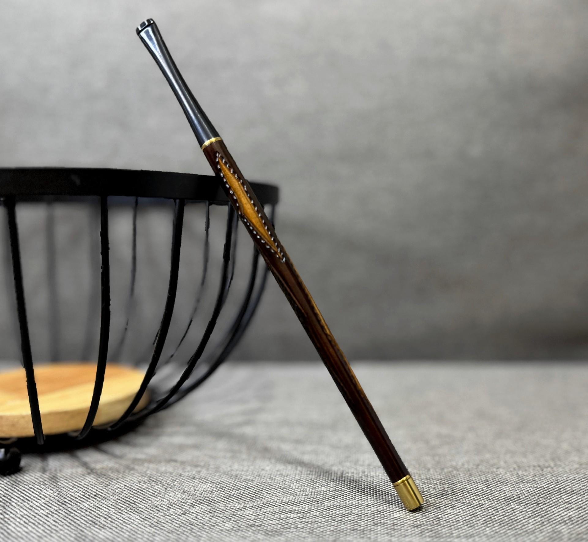 Wooden cigarette holder, long cigarette holder. Handmade 8.7"/220mm, Fits SLIM cigarettes, hand carved cigarette holder