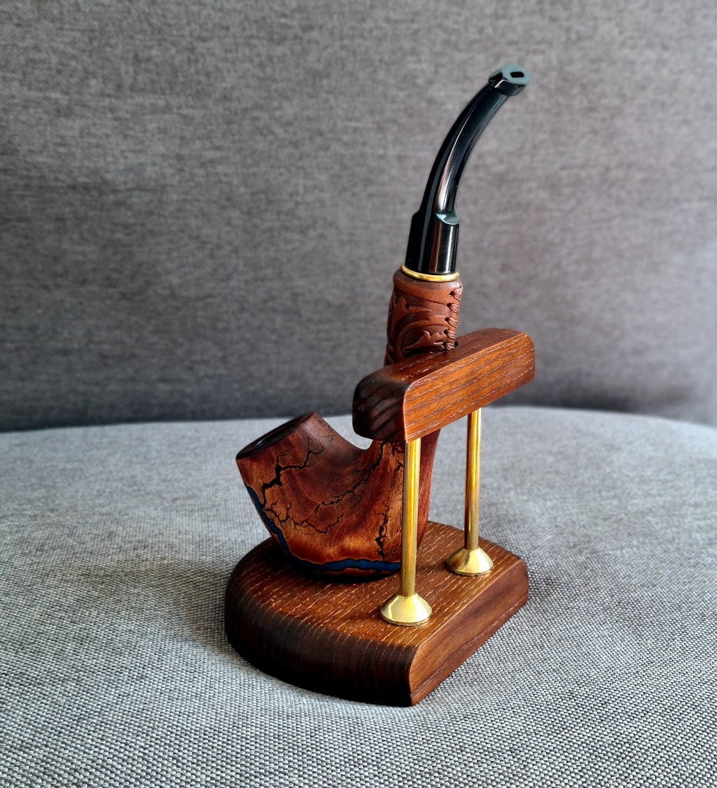 Holder for Tobacco Smoking Pipes Wood Pipe Stand Holder for Etsy