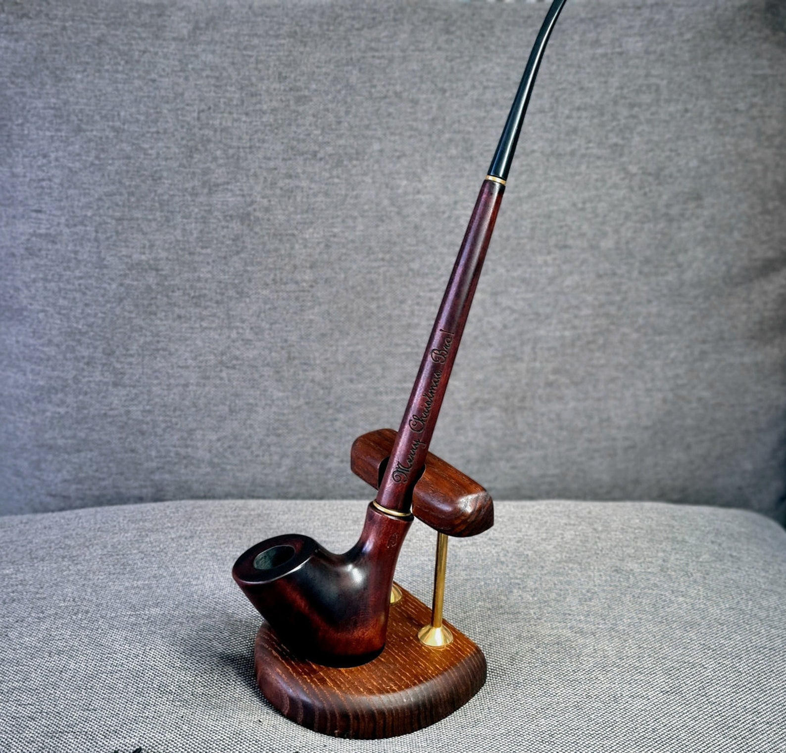 Wooden smoking pipe gandalf pipe churchwarden tobacco pipe for Etsy