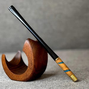 Wooden cigarette holder, long cigarette holder. Handmade 5.9&quot;/150mm, Fits slim cigarettes, hand carved cigarette holder