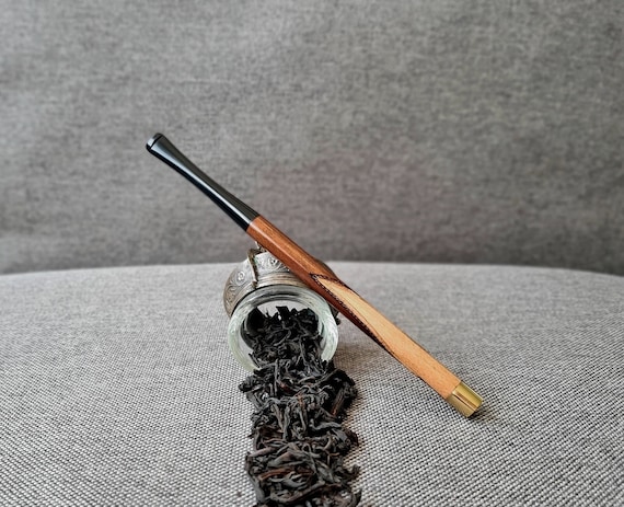 cigarette holder pipe Tobacco & Pipe Holder, Long Cigarette Holder, Wooden Holder, Handmade  6.57
