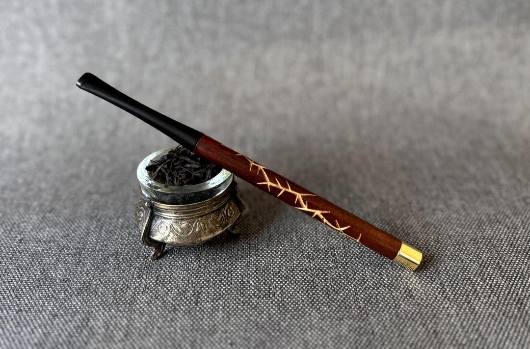 Wooden Cigarette Holder, Long Cigarette Holder. Handmade 6.7"/170mm