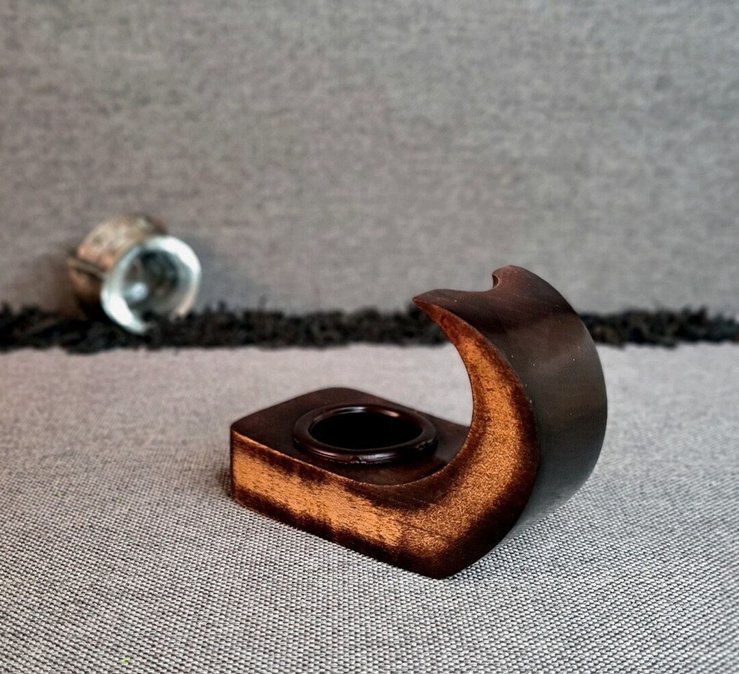 Smoking Pipe Holder Tobacco Pipe Rack Wooden Pipe Stand Gift for Pipe