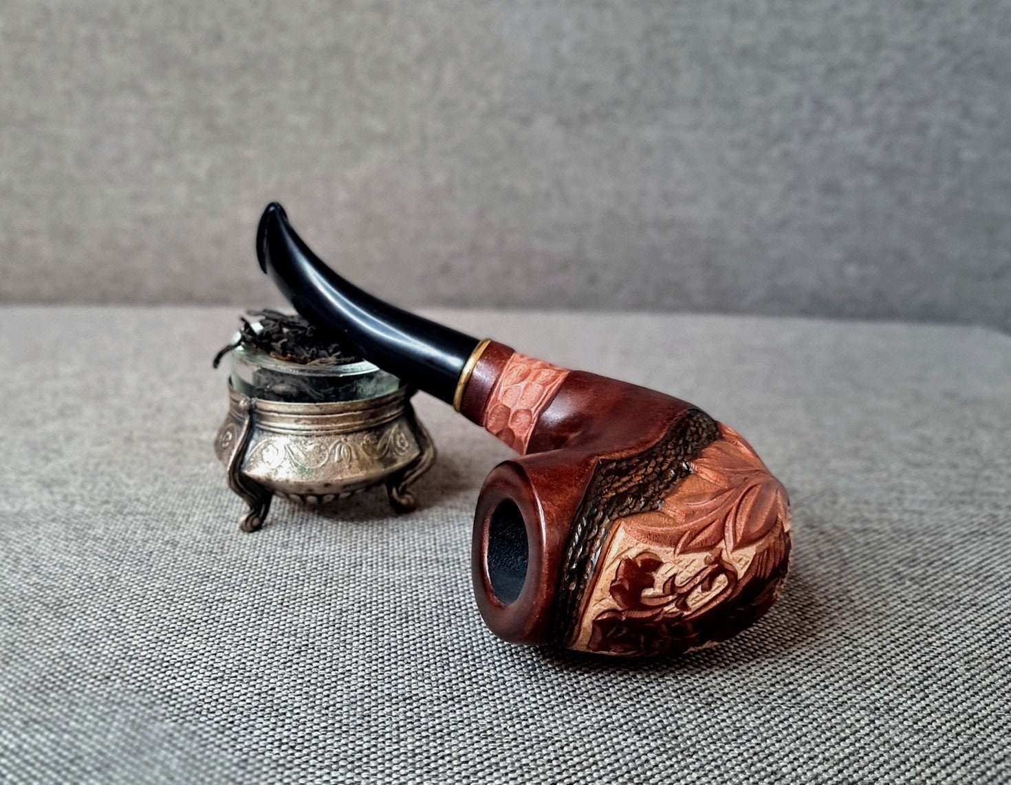 unique tobacco bowls Wooden Pipe Lion Handcrafted Smoking Bowl Gift for Him Pipes 9 Mm Filter Homepage