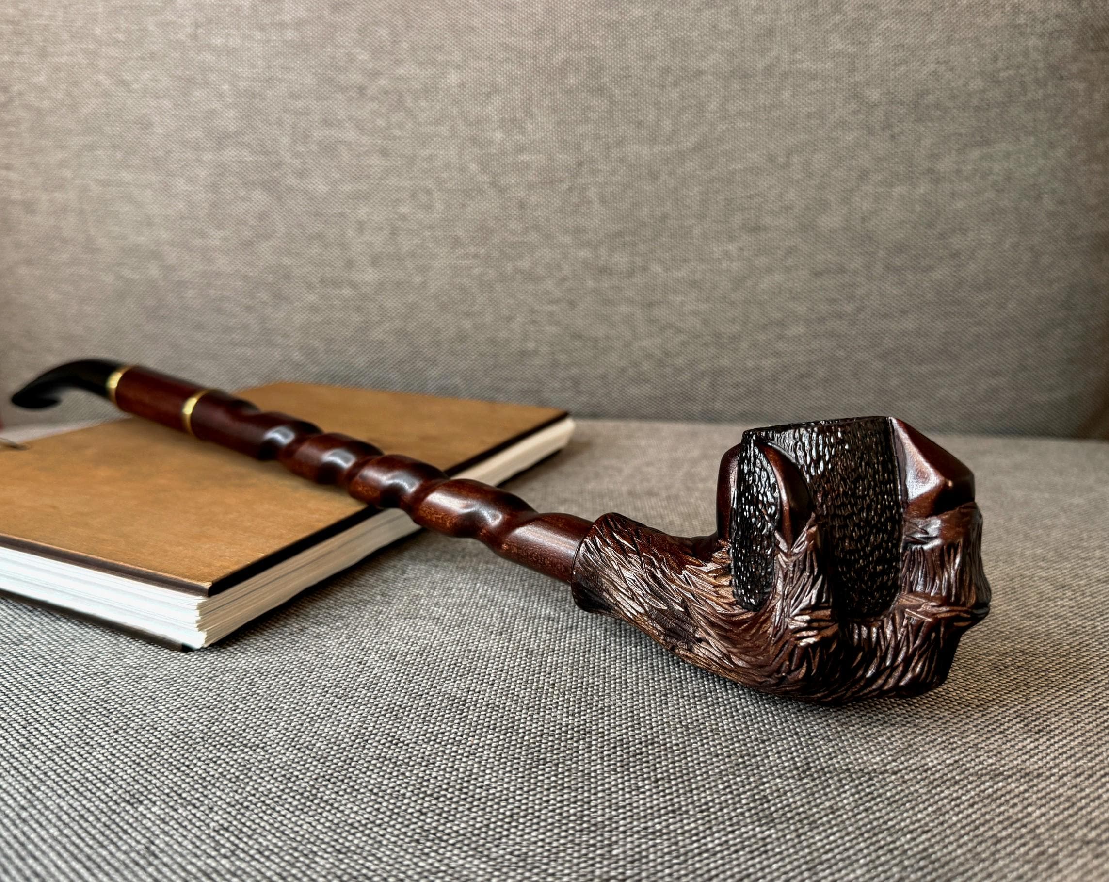 Pipa Alta Qualità JEN Pipa Da Tabacco In Ottone Massiccio - Alta - Foto 6