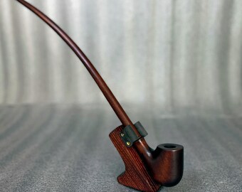 タバコパイプ 19.1インチ ロングステム ハンドメイド 高級木製チャーチ