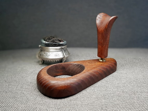Wooden Pipe Stand Holder for Smoking Pipes Stand Rack Holder for Pipe  Christmas Gift