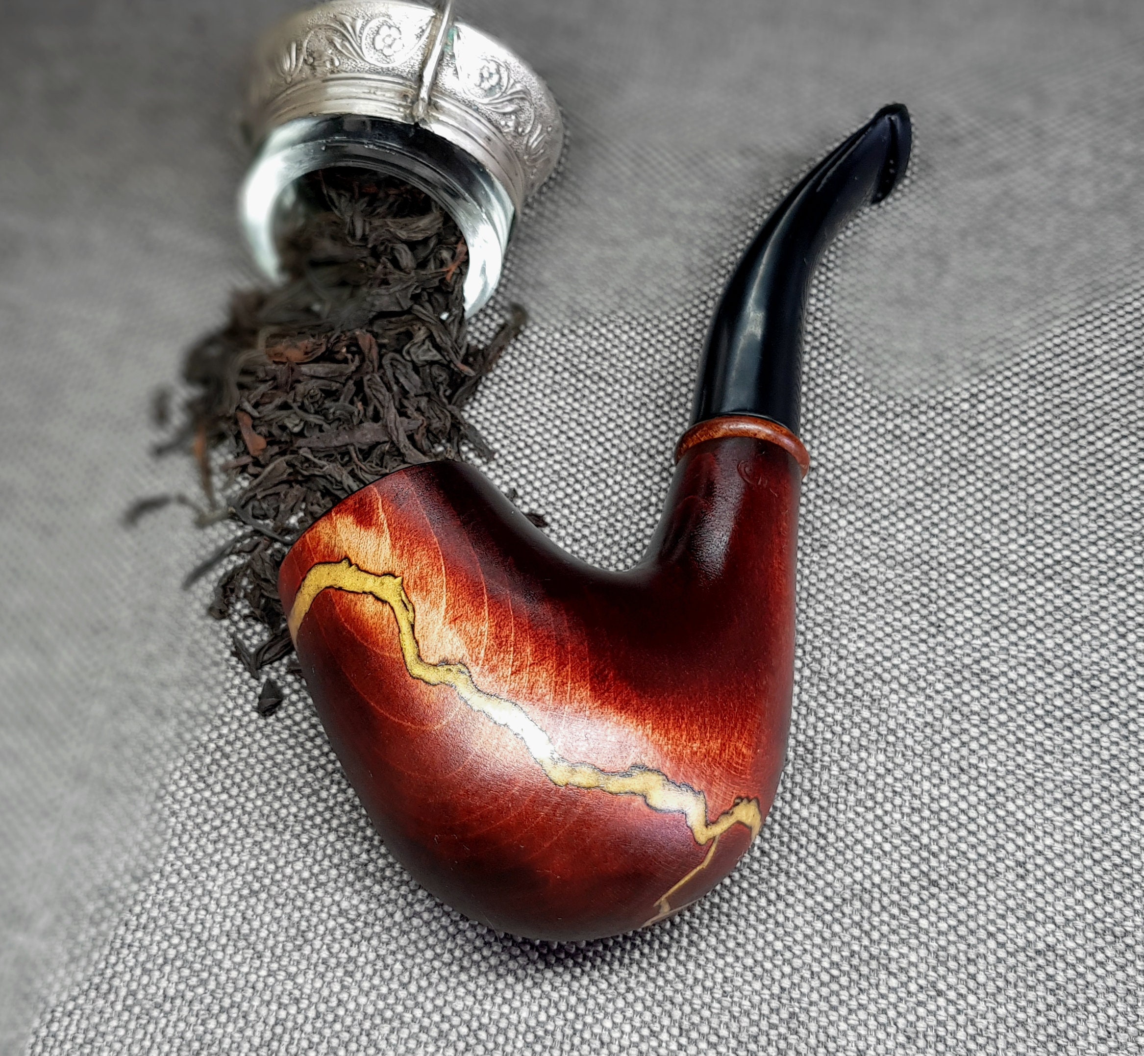 Tobacco pipe Churchwarden pipe Smoking bowl Christmas gift Etsy