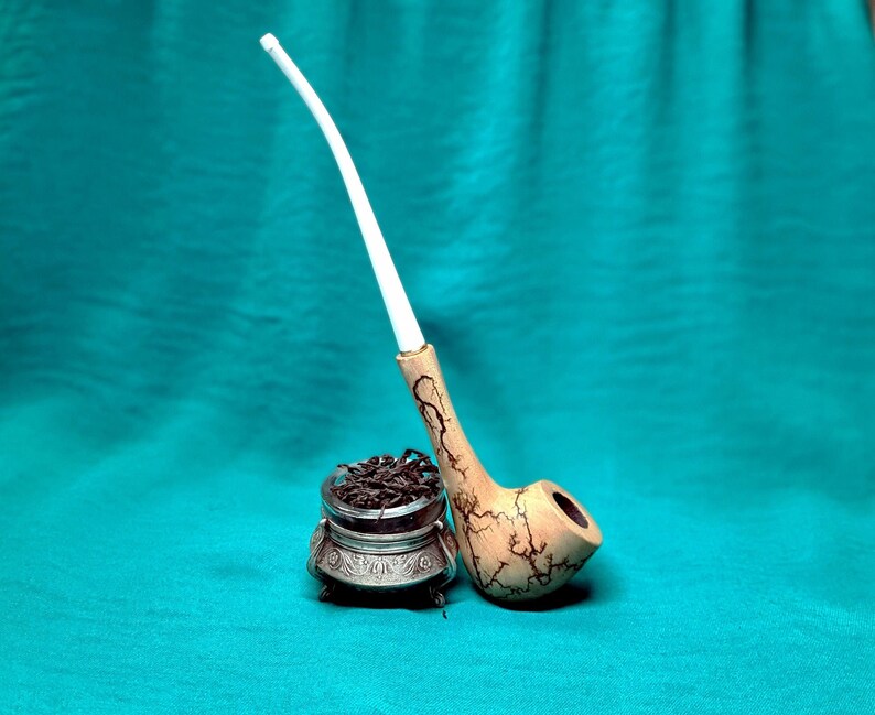 Tobacco Smoking Pipe Wood Tobacco Bowl Gift Carved Pipe Etsy