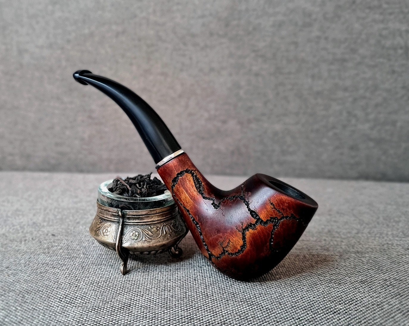 Rustic Briar Pipe - Etsy