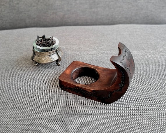pipe holders tobacco Tobacco Pipe Stand Pipe Holder for Smoking Bowl Pipe Stand for 1 Wooden Pipe  Stand Pipe Holder Handmade Single Pipe Rack