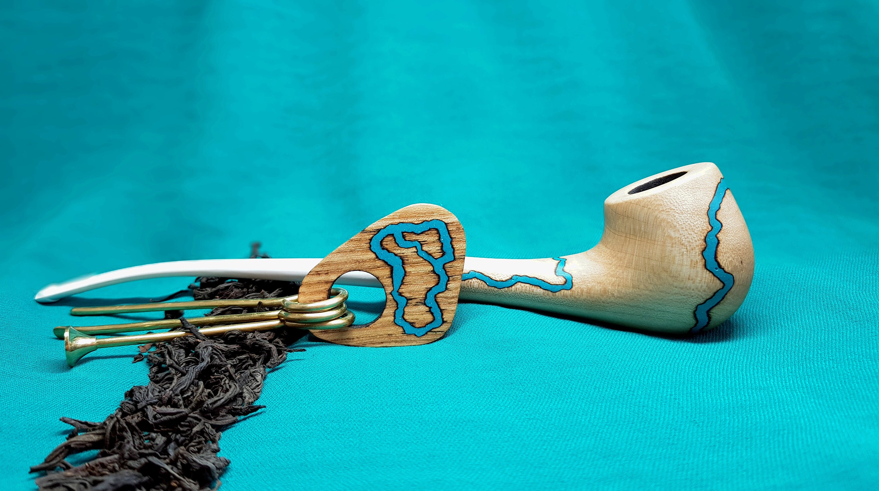 Wood smoking pipe & Cleaning tool Briar pipe Tobacciana pipe Etsy