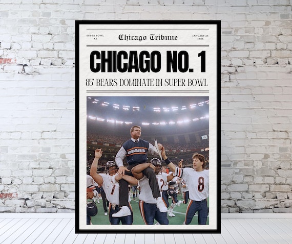 1985 Chicago Bears, Bears Super Bowl, 85 Bears, Super Bowl XX