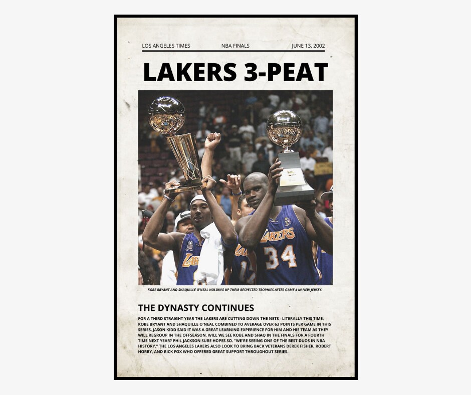 Kobe Bryant Newspaper 81 Points Kobe Bryant Los Angeles Etsy