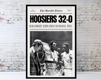 Indiana Hoosiers 32-0! Indiana Basketball, Hoosiers Basketball, Hoosiers National Title, Indiana Basketball, Bob Knight, 1976