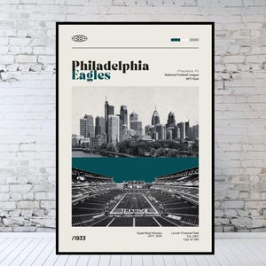 Philadelphia Eagles, Lincoln Financial Field, Stadium Art Print - Hand Made