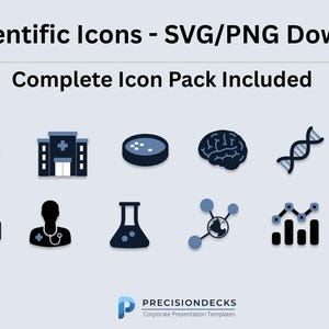 Paquete de iconos de biotecnología / 28 gráficos científicos de dos tonos (descarga SVG PNG) / Totalmente personalizable