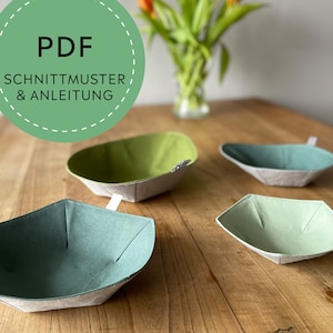 Fabric basket sewing instructions & pattern | Easter basket, fabric egg, utensil holder, fabric basket, fabric bowl, jewelry storage, organizer