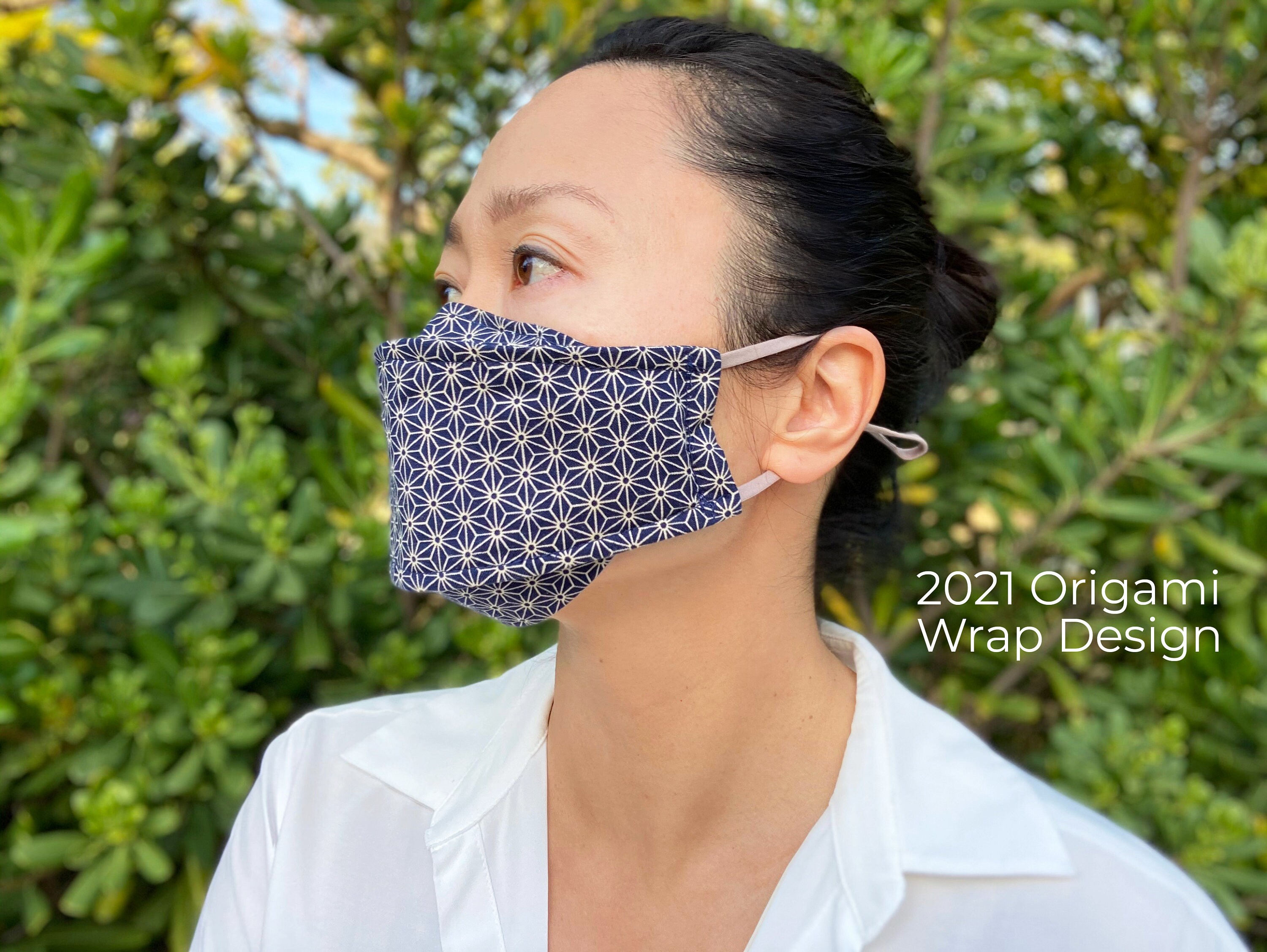 Origami Face Mask in Linen Gray3d Face Mask3 Layer Mask Etsy Australia