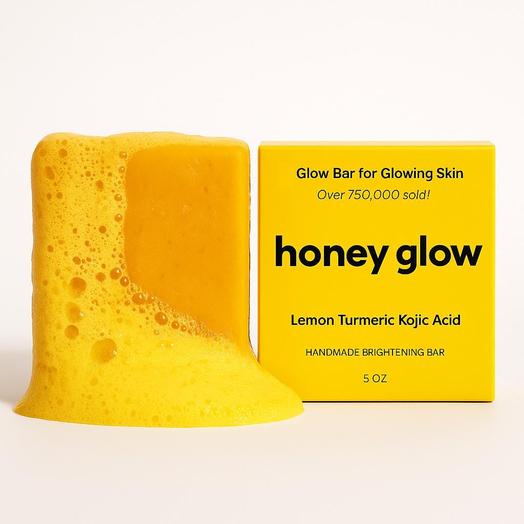 Turmeric and Kojic Acid Soap Bar, Kojic Soap, Turmeric Face and Body Soap, Kojic Face and Body Soap, 5 oz bar, skin brightening