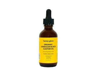 Organic Jamaican Black Castor Oil for Skin Care, Hair Growth, Nails & Cuticles, Nourish the Scalp, Dry Skin Relief, Face Body Moisturizer