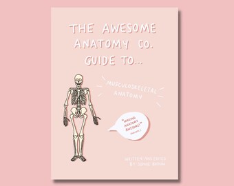 MSK Anatomy Guide PDF Digital Download // Student, Musculoskeletal Anatomy, iPad, University, College, Bones, Muscles, Ligaments