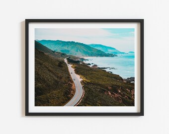 California waves, DIGITAL COPY, California Coast Wall Art Print, The Big Sur, Pacific Coast Highway 1