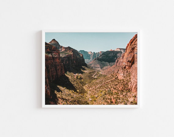 Zion National Park DIGITAL Angels Landing Hike Canyon