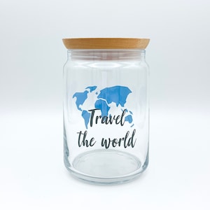 Spardose "Travel the world"