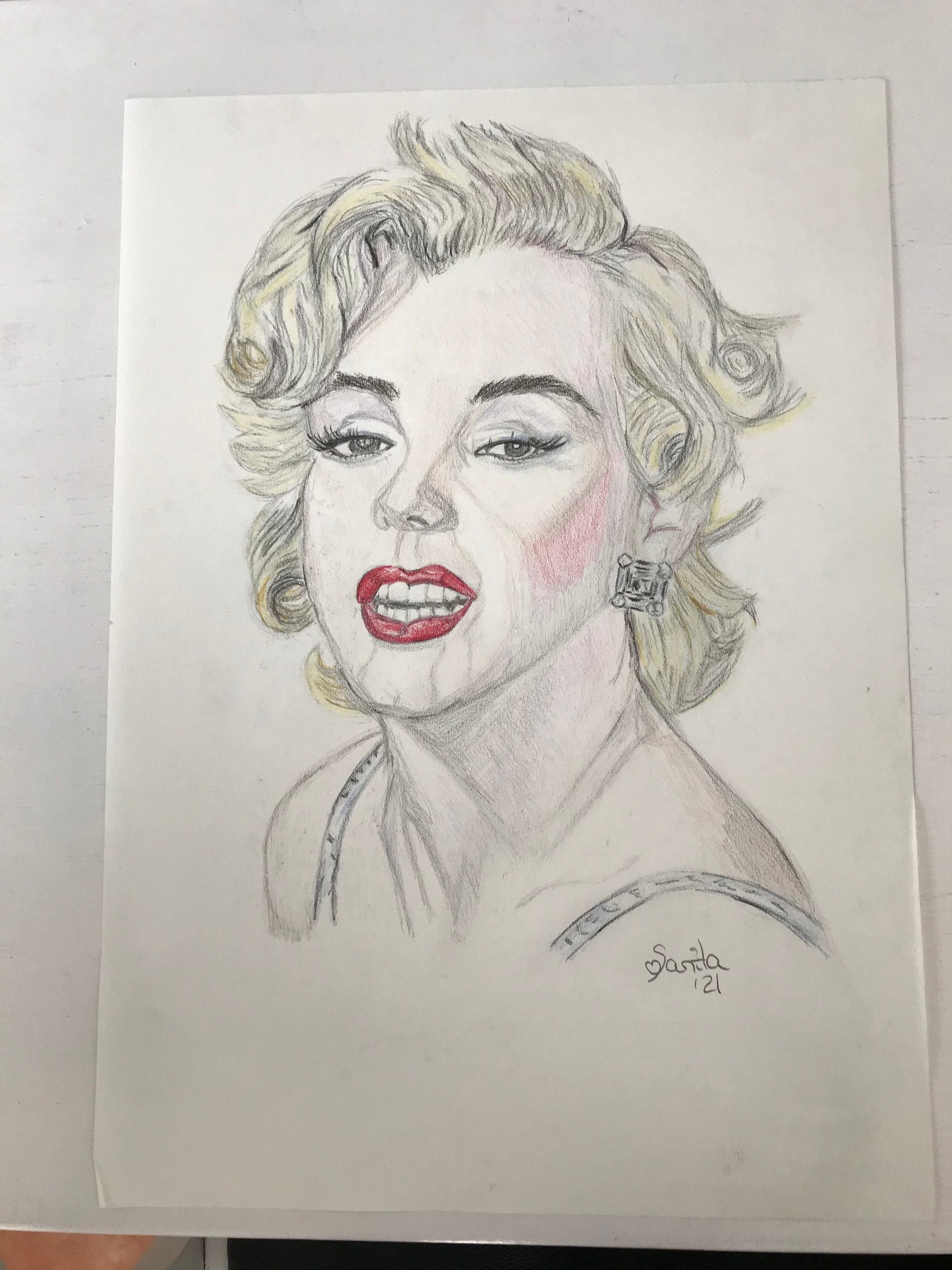 Merlin Monroe Bilder: Zeichnen lernen mit einem Hollywood-Star!