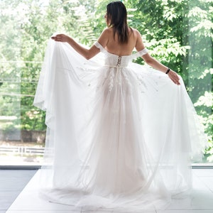 Strand Brautkleid, Chiffon Brautkleid