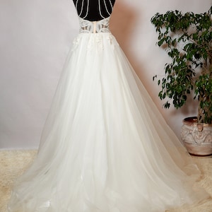 Open Back Corset Wedding Dress, Pearl Beaded Illusion Tulle A-line ...