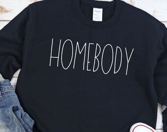 Homebody sweatshirt, Homebody pullover, Let's stay home shirt, Cozy sweatshirt, Unisex Heavy Blend Crewneck Sweatshirt