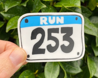 Run 253 Sticker | Run Tacoma | Tacoma Running Sticker