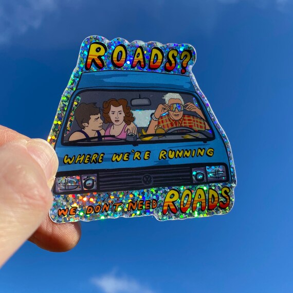 Trail Running Sticker Back to the Future Trail Running | Etsy