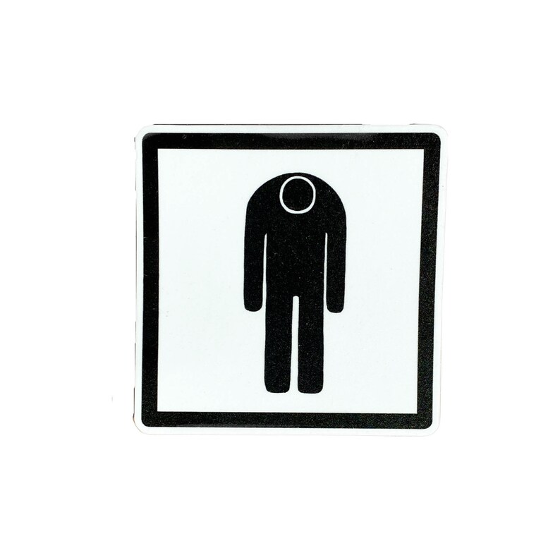 International Symbol for Depression sticker Depressed sticker Sad Guy sticker image 8