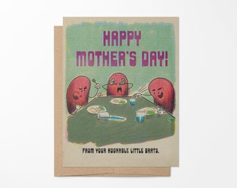 Happy Mother's Day From Your Adorable Little Brats | Mother's Day Card