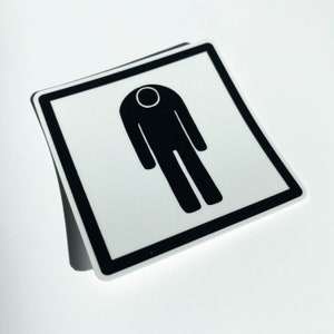 International Symbol for Depression sticker Depressed sticker Sad Guy sticker image 7