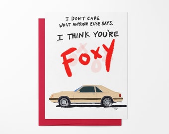 Foxy Love Card
