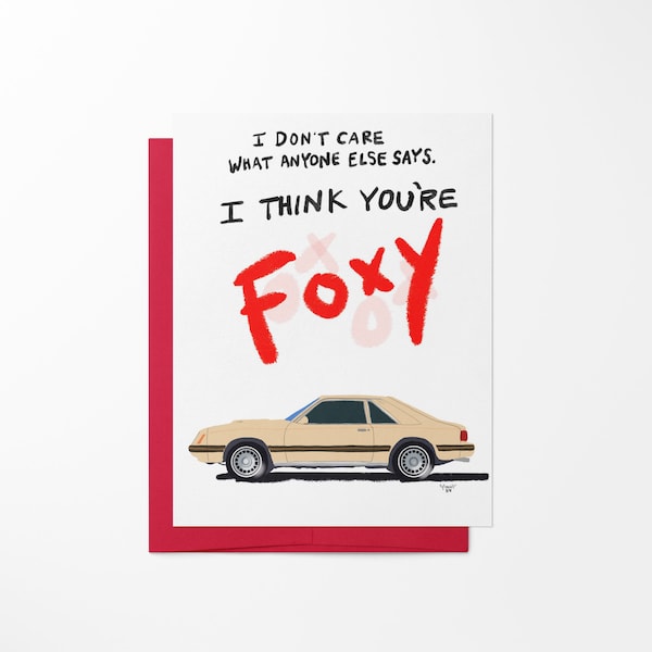 Foxy Love Card