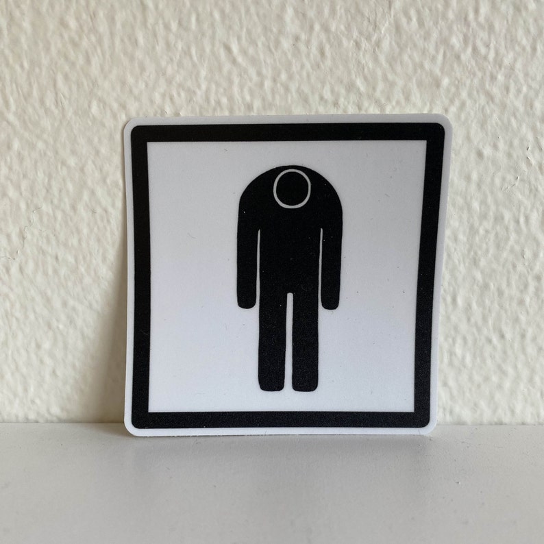 International Symbol for Depression sticker Depressed sticker Sad Guy sticker image 6