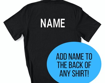 Back Number T Shirt Etsy