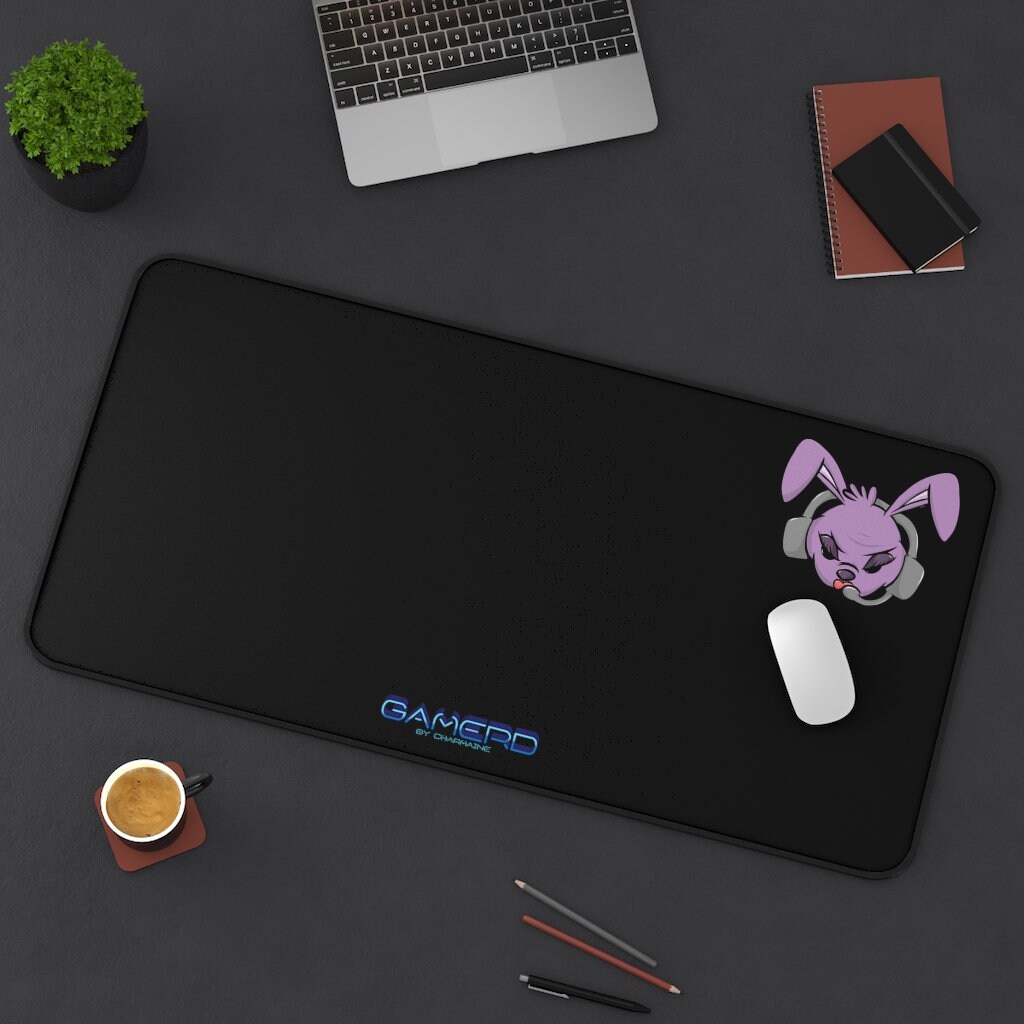 Gaming Desk Mat Gamer Girl Desk Gift for Gamer Game Room Etsy