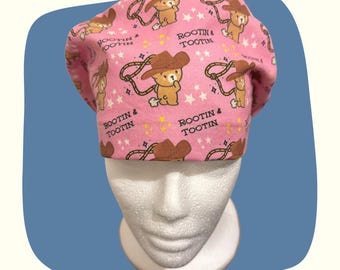 Rootin and Tootin - Euro Style Scrub Cap