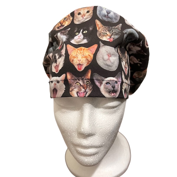 Cat Personalities Scrub Cap