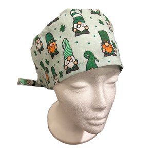 St Patrick’s Day- Gnomes Scrub Cap - Mens/Unisex