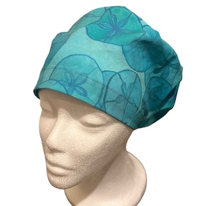 Summer- Sand Dollar Euro Style Scrub Cap