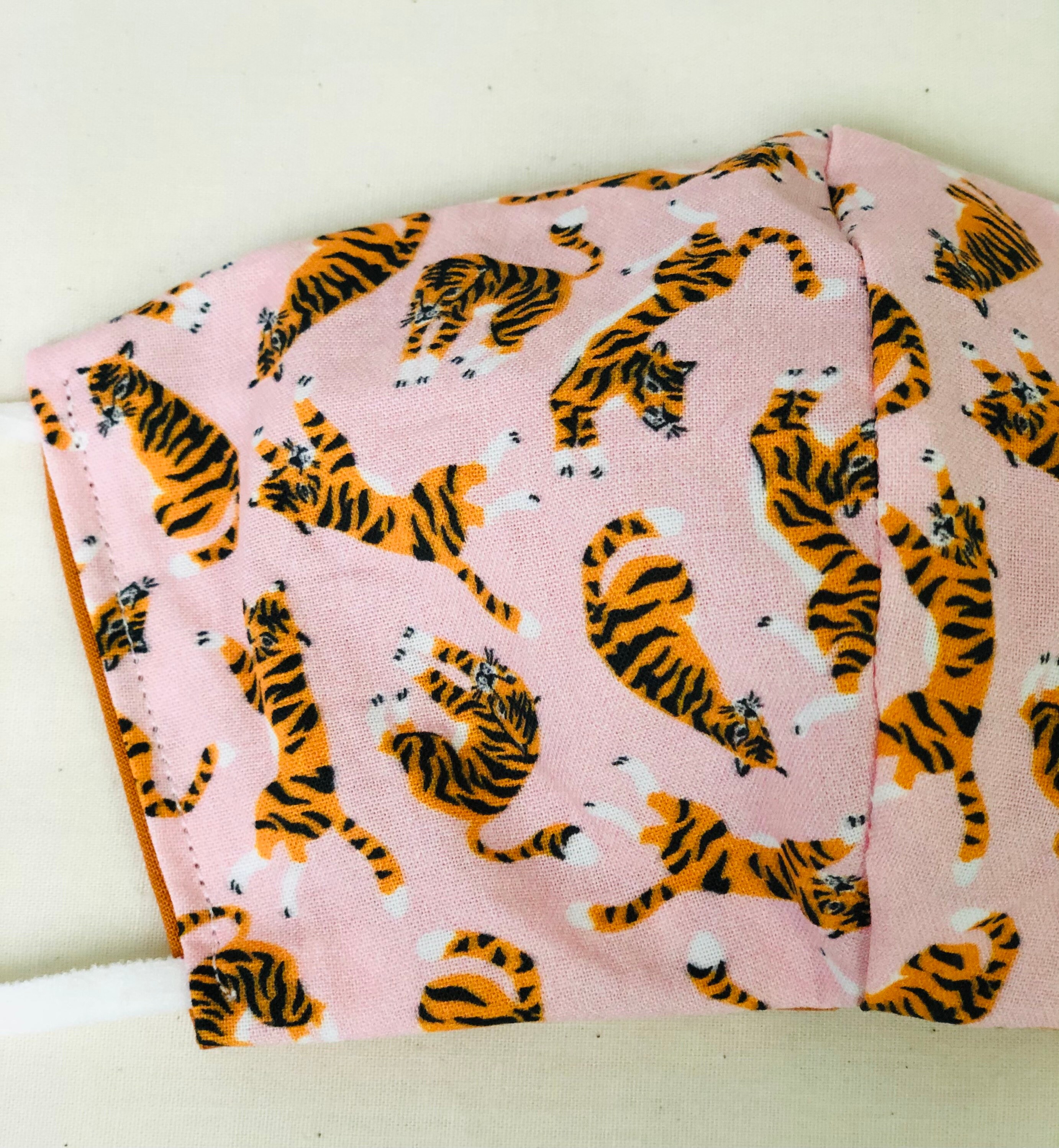 Tiger Print Face Mask