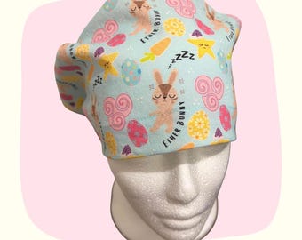 Easter - Ether Bunny - Euro Style Scrub Cap